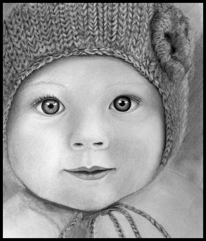Stunningly And Incredibly Realistic Pencil Portraits 20 -oh-baby-those-eyes