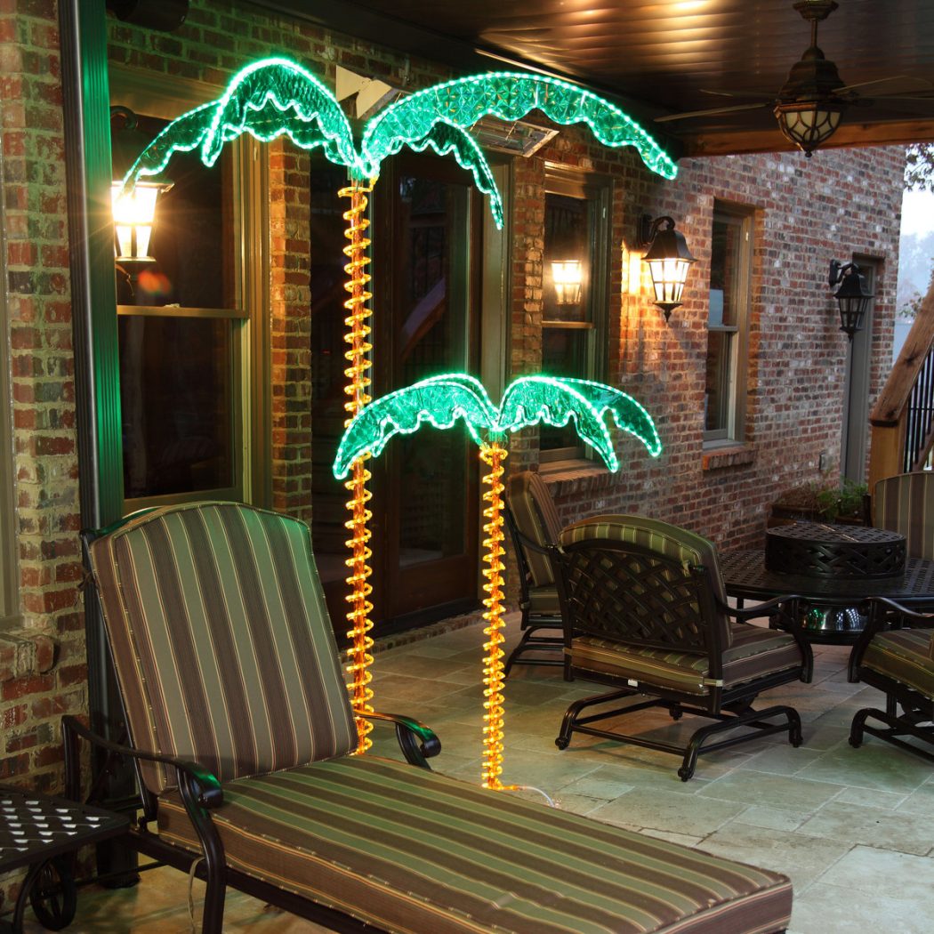 outdoor-led-deluxe-palm-trees LEDs 10 uses in Architecture