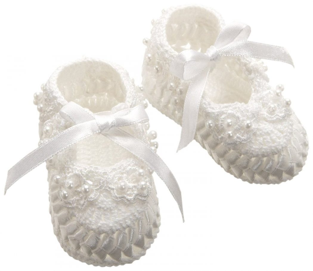 pearl_ribbon_booties_newborn_1 Best 25 Baby Shower Gifts