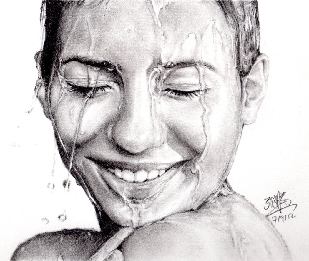 Stunningly And Incredibly Realistic Pencil Portraits 68 pencil_portrait_of_girl_with_wet_face_by_chaseroflight-d5h5ysz