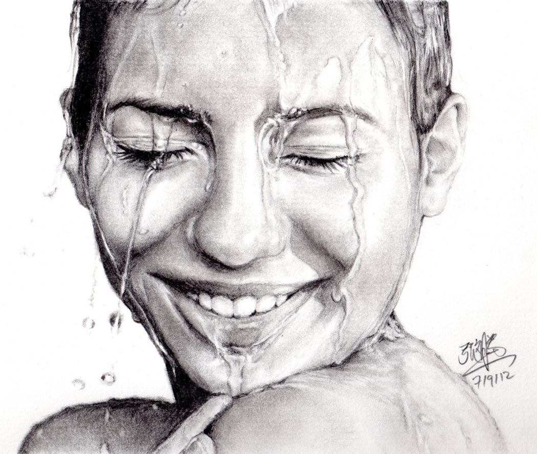 pencil_portrait_of_girl_with_wet_face_by_chaseroflight-d5h5ysz Stunningly And Incredibly Realistic Pencil Portraits