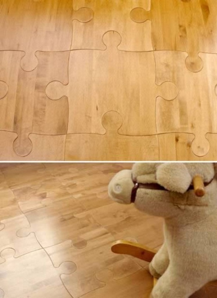 puzzle floor tiles