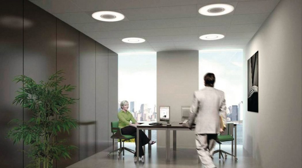 round-recessed-led-ceiling-luminaire- LEDs 10 uses in Architecture