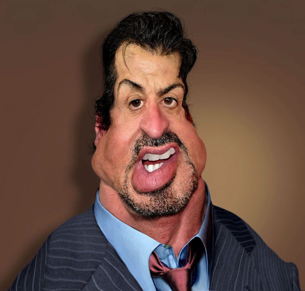 Do You Know How To Draw Caricatures? 19 sylvester-stallone