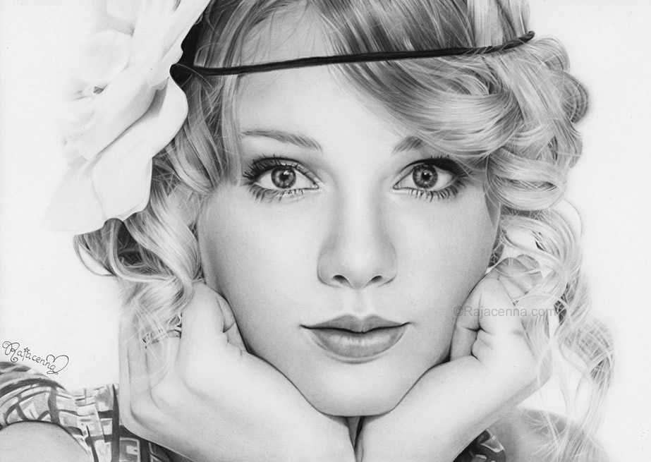 Stunningly And Incredibly Realistic Pencil Portraits 59 taylor_swift_by_rajacenna_okt_10