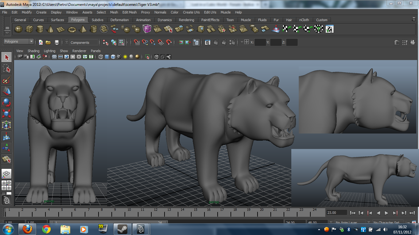 tiger_v2_with_autodesk_maya_by_leomon9 Top 15 3D Design Software