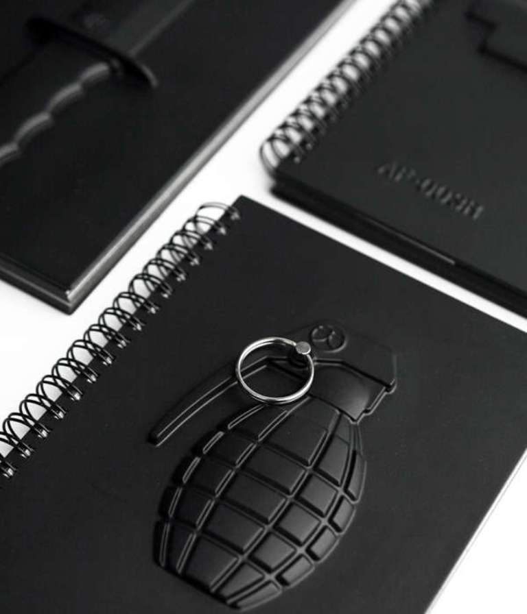 weapon-inspired-notebooks-5 Creative and Unique Notebooks for Mitigating Your Anger