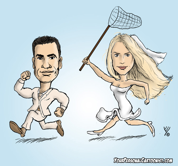 Do You Know How To Draw Caricatures? 24 wedding-caricature-sample-0005