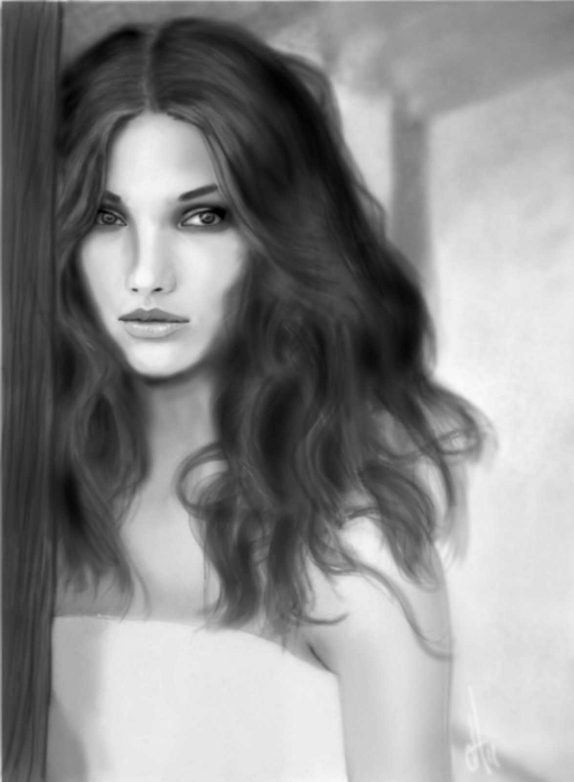 Stunningly And Incredibly Realistic Pencil Portraits 3 woman..