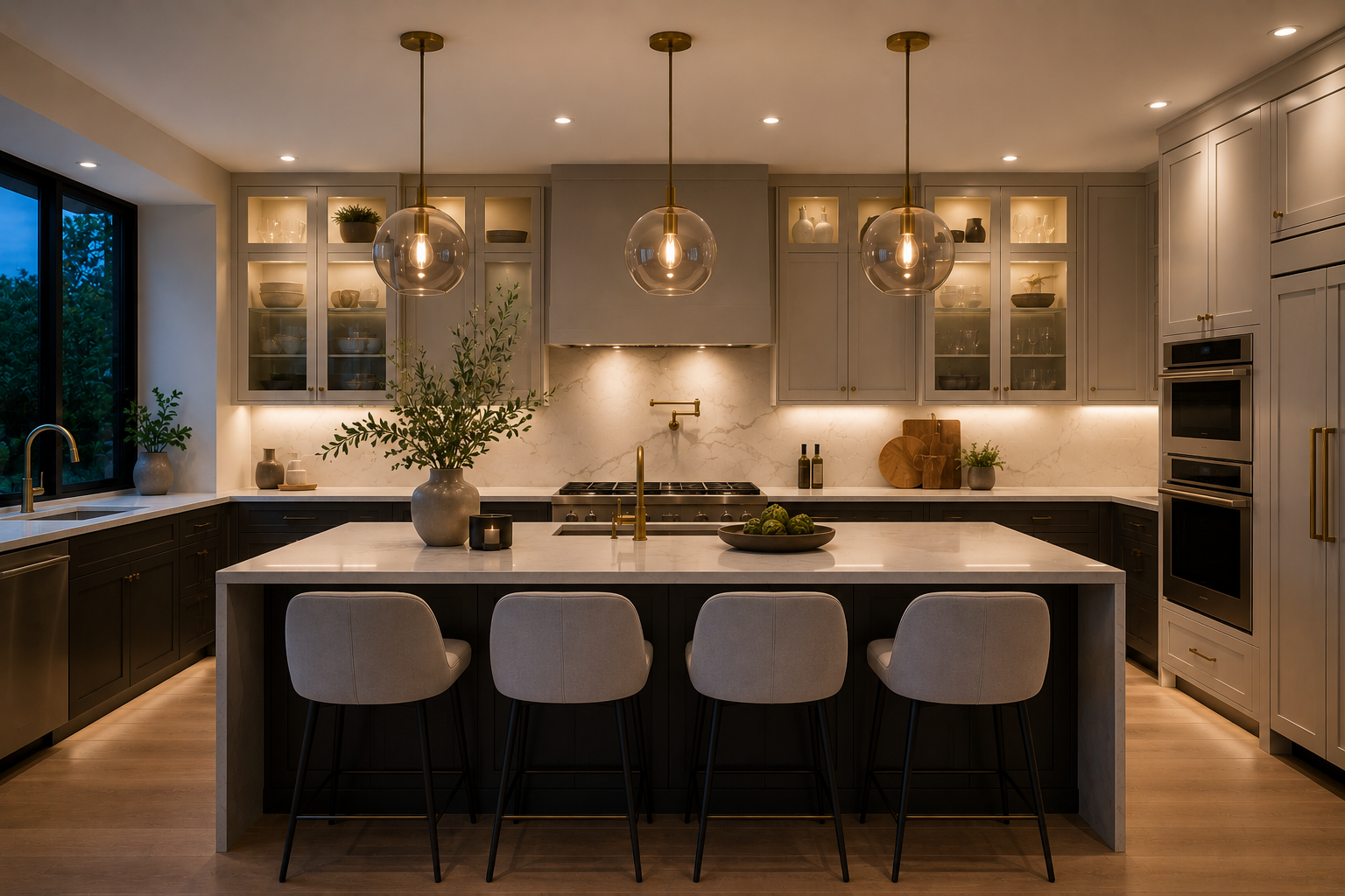 The Best Designs Of Kitchen Lighting 4 Elegant Pendant Lights Over Kitchen Islands The Best Designs Of Kitchen Lighting - 4