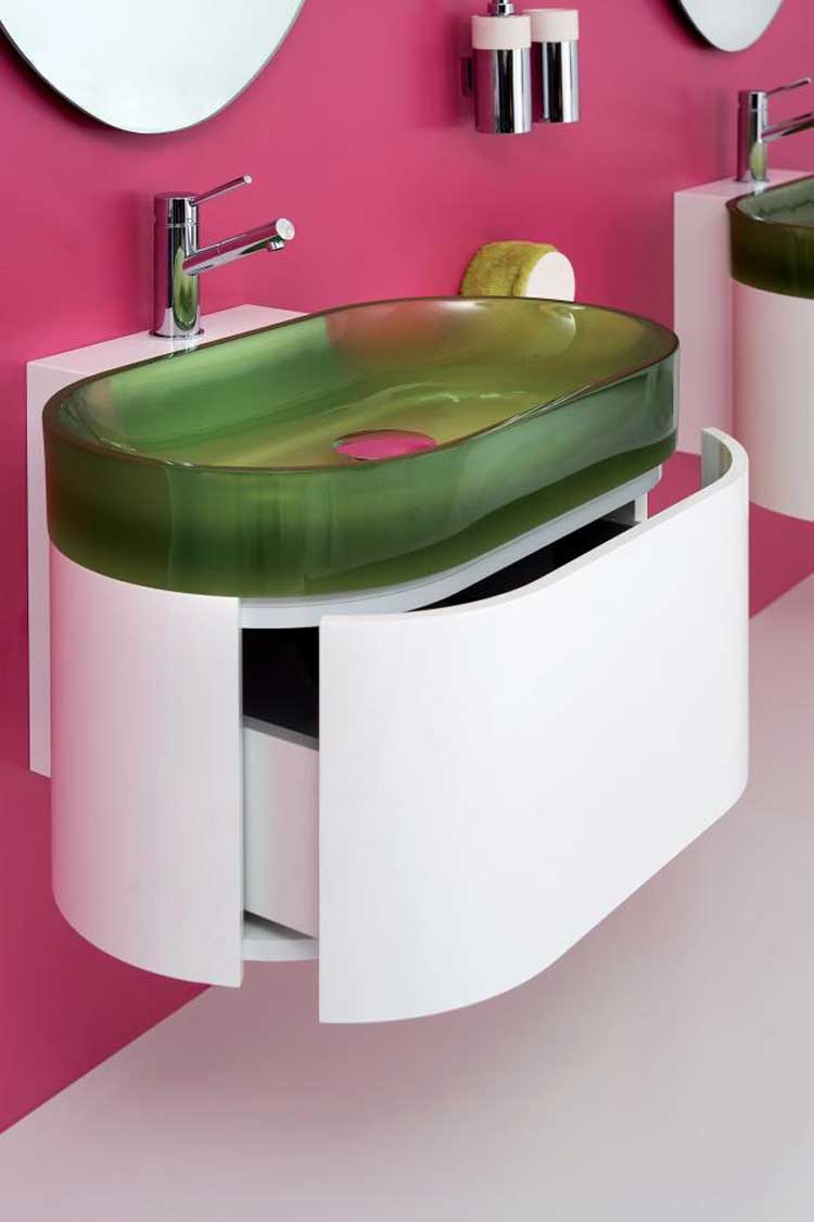 Fabulous-Modern-Bathroom-Sink-Designs Fabulous And Stunning Colorful Bathrooms to Renew Yours