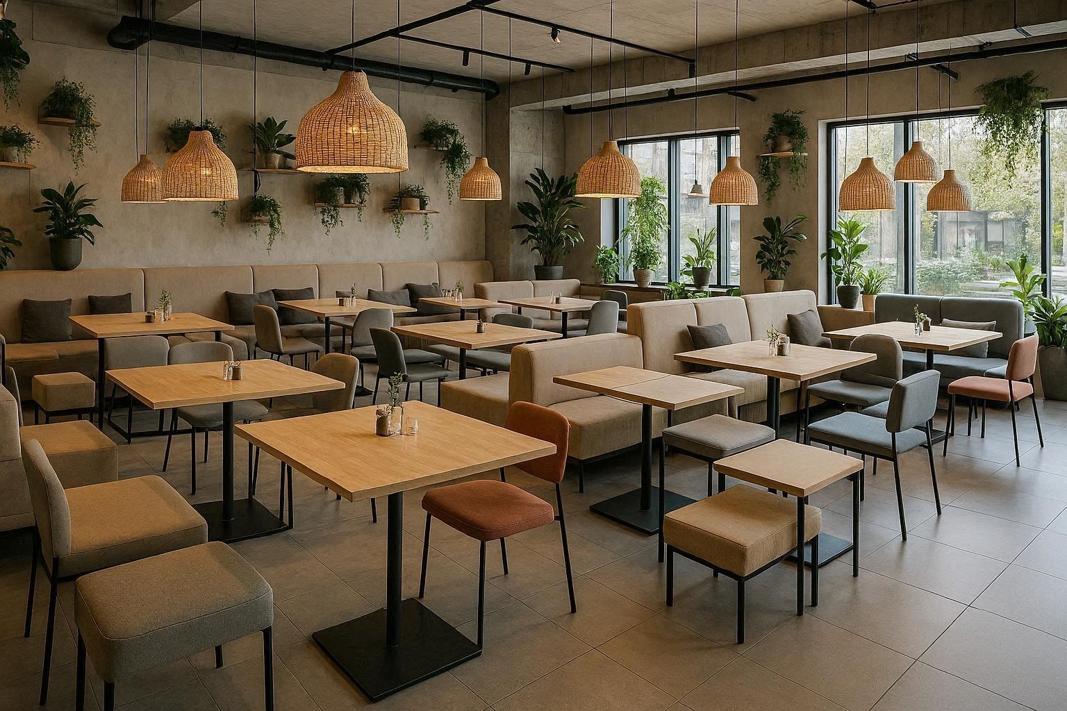 Flexible and Modular Seating Arrangements 15 Innovative Interior Designs for Restaurants - 11