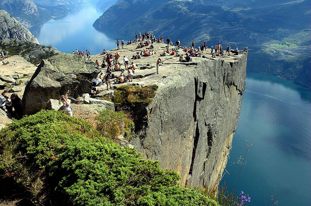 Norway-ulpit-Rock-or-Preikestolen-Prekestolen-in-Norwegian-is-one-of-the-area’s-big-tourist-attractions Top 10 Richest Countries