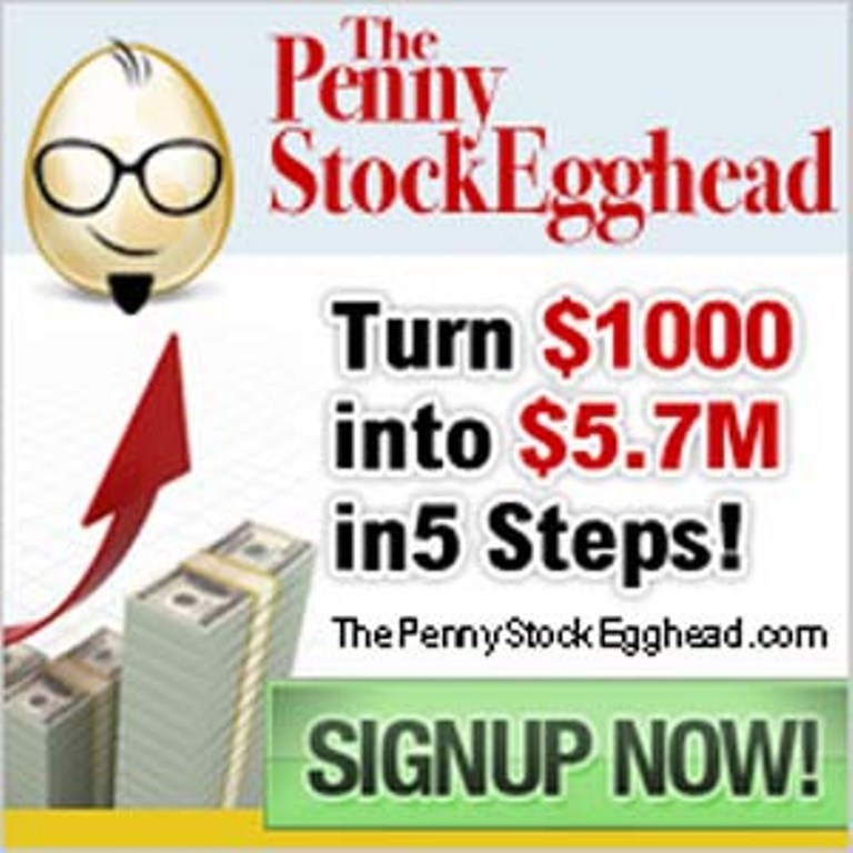 Penny-Stock-Egghead How to Make Money Using " The Penny Stock Egghead "