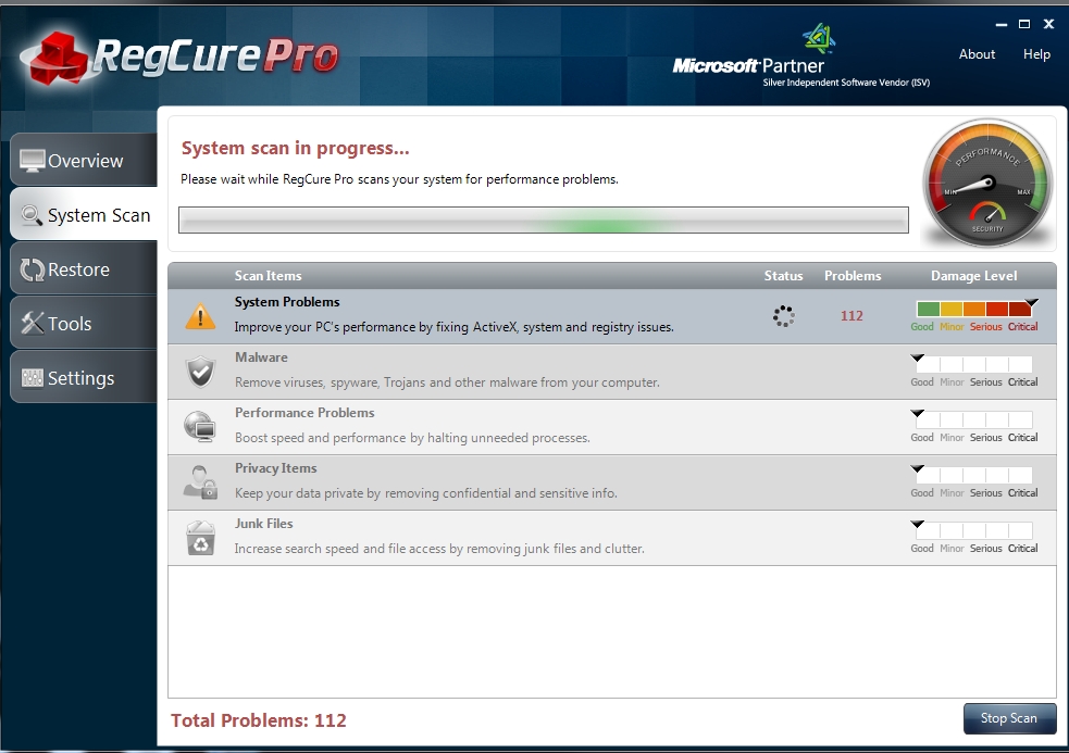 REgcure-Pro-Scan-interface How to Perfectly Analyze Your Registry for Errors Using Regcure?