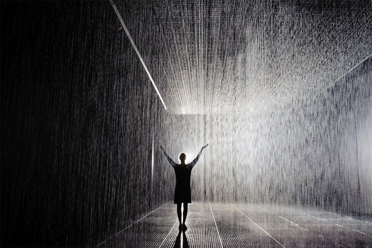 Rain Room 10 Most Inspiring Installations Around The World - 3