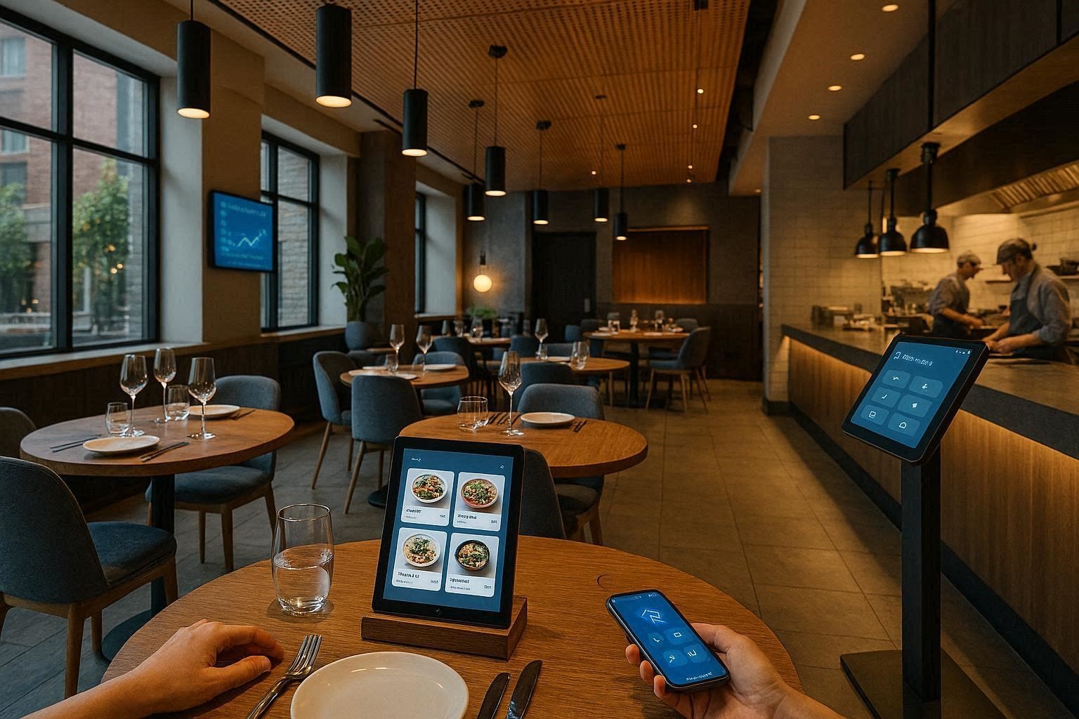Smart Technology Integrated Dining Spaces 15 Innovative Interior Designs for Restaurants - 7