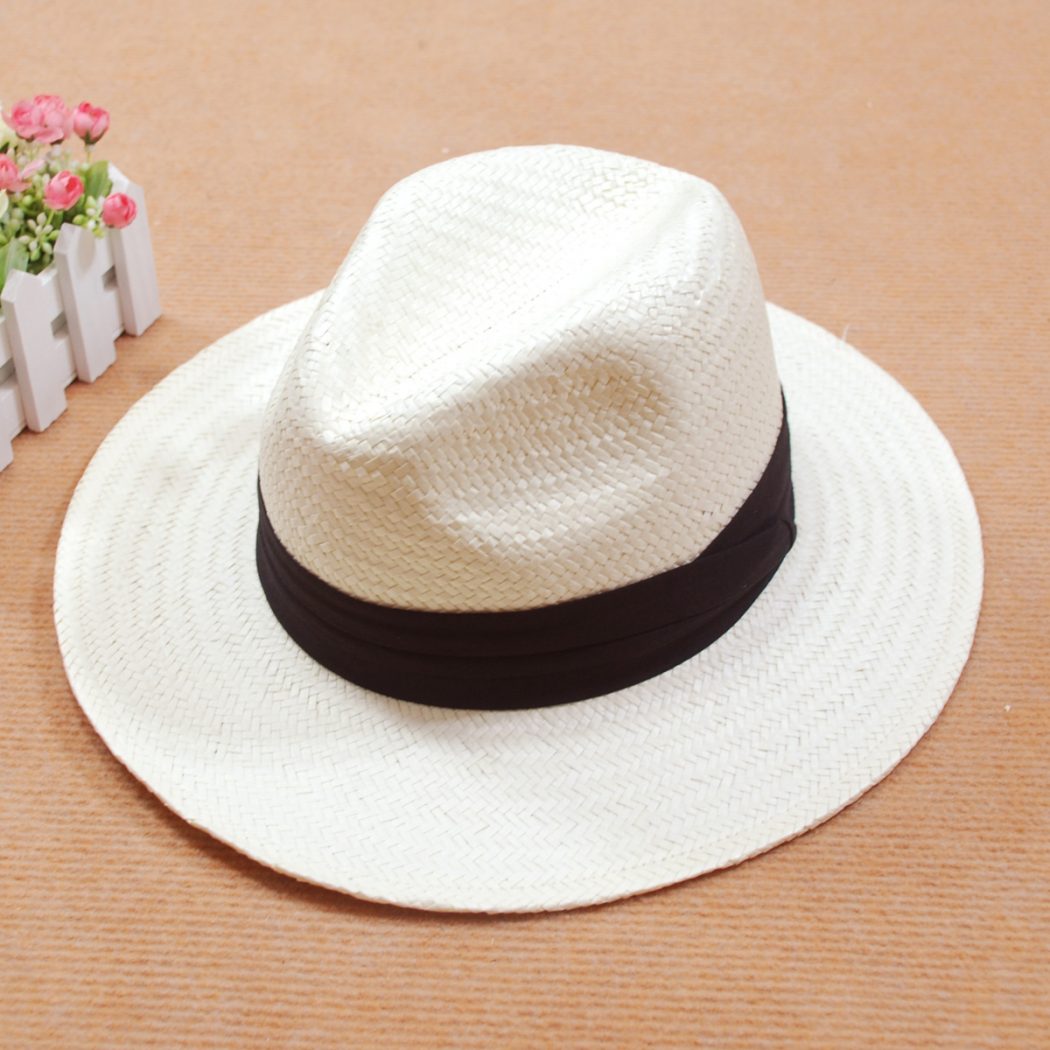 Stylish-flat-top-summer-straw-hat1