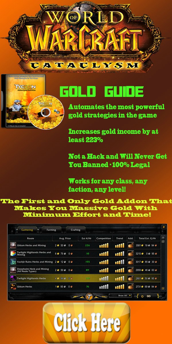 TaFCc How To Make Tons of Gold In WoW? Tycoon World of Warcraft Gold Addon Review