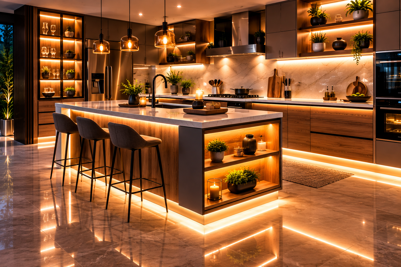 The Best Designs Of Kitchen Lighting 12 Toe Kick and Base Cabinet Lighting The Best Designs Of Kitchen Lighting - 12