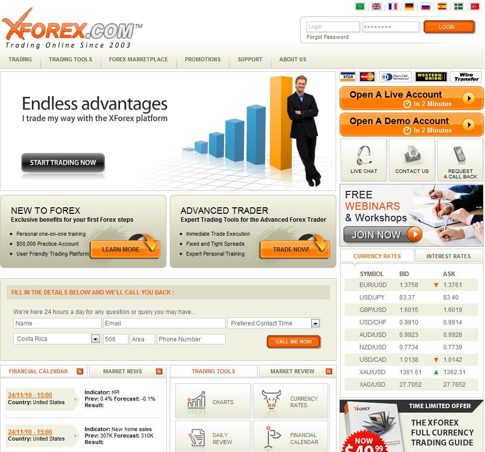 Xforex_Forex_broker Top 10 Forex Brokers