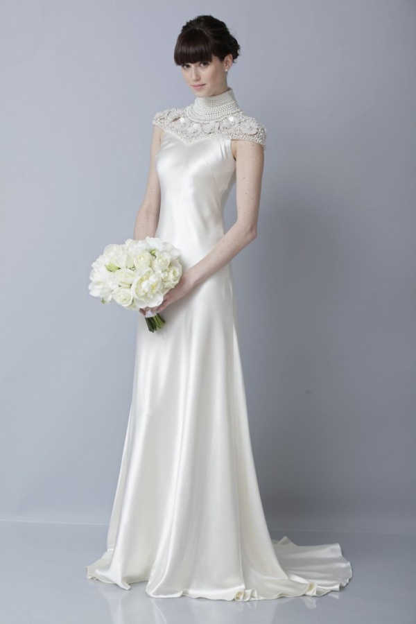 2013-wedding-dress-by-theia-bridal-gowns-silk-cap-sleeves__full 70 Breathtaking Wedding Dresses to Look like a real princess