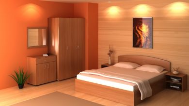 Fabulous Orange Bedroom Decorating Ideas and Designs 11 Attractive Storage Ideas for Modern Bedrooms Extraordinary Bedroom Decor With Wooden Floor And Wooden Storage Furniture Fabulous Orange Bedroom Decorating Ideas and Designs - 8