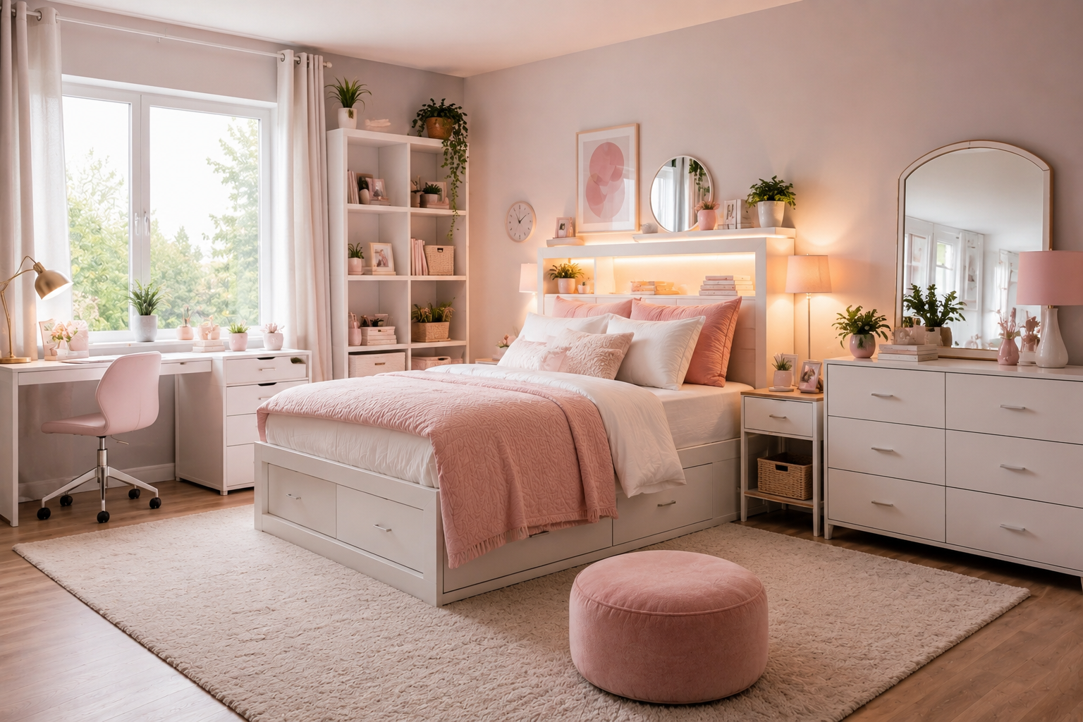 Choosing Stylish and Practical Bedroom Furniture Girls’ Bedroom Decoration Ideas and Tips - 6