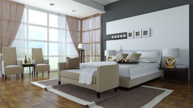 Classic black and white master bedroom design 20+ Awesome Images for the Latest Models of Curtains - Home Decorations 8
