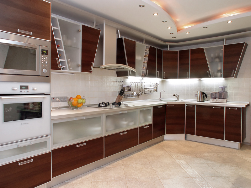 Contemporary Indian Kitchen Cabinets