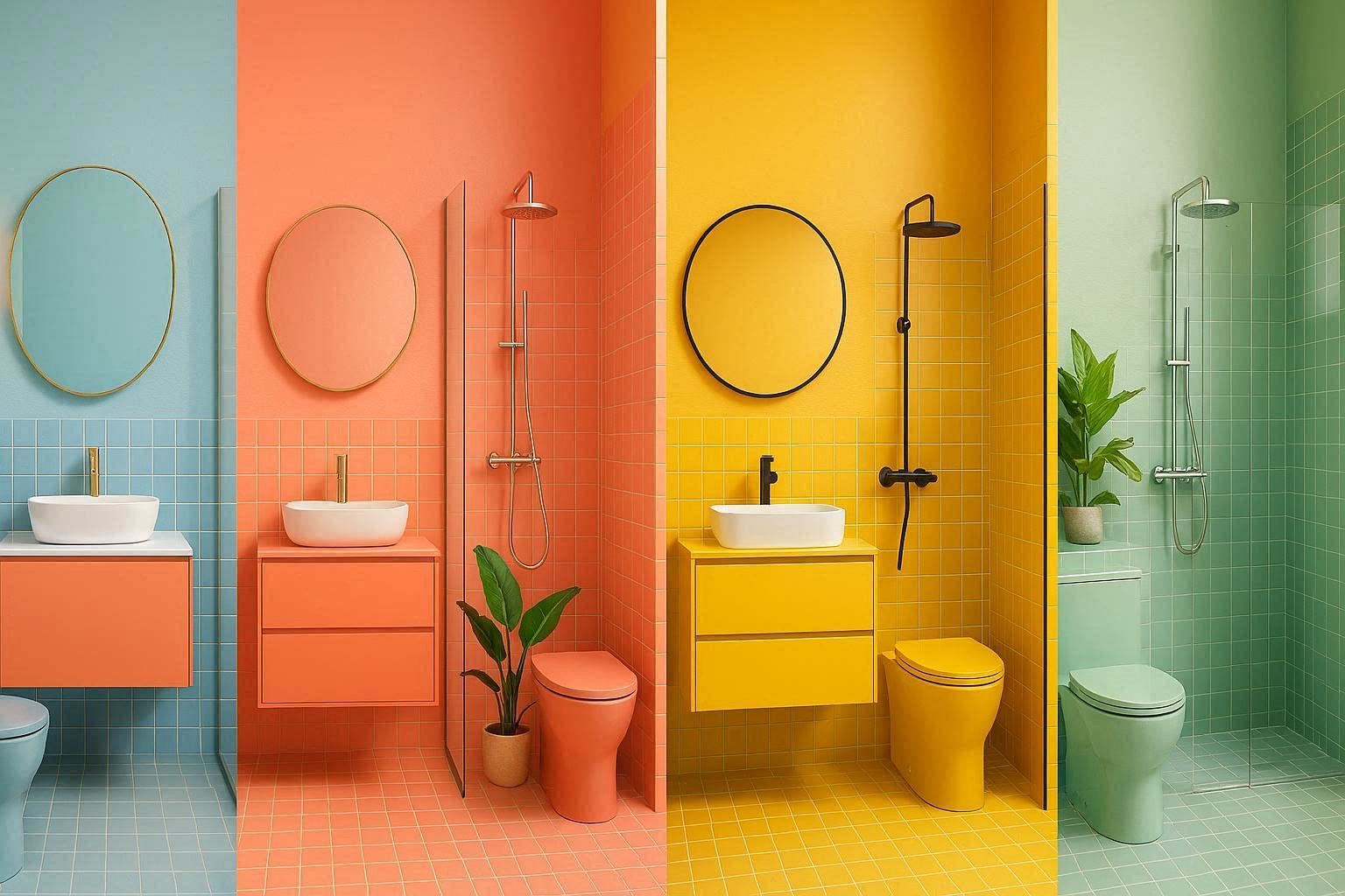 Fabulous And Stunning Colorful Bathrooms to Renew Yours Fabulous And Stunning Colorful Bathrooms to Renew Yours - 2 colorful bathrooms