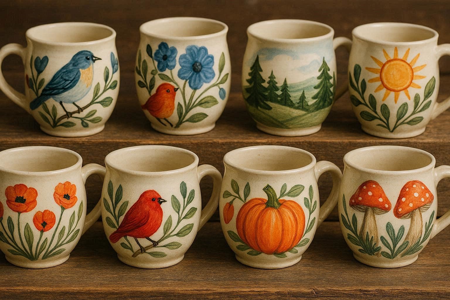Hand Painted Ceramic Mugs With Custom Designs Top 16 Most Creative Handmade Gift Ideas - 6 handmade gift ideas