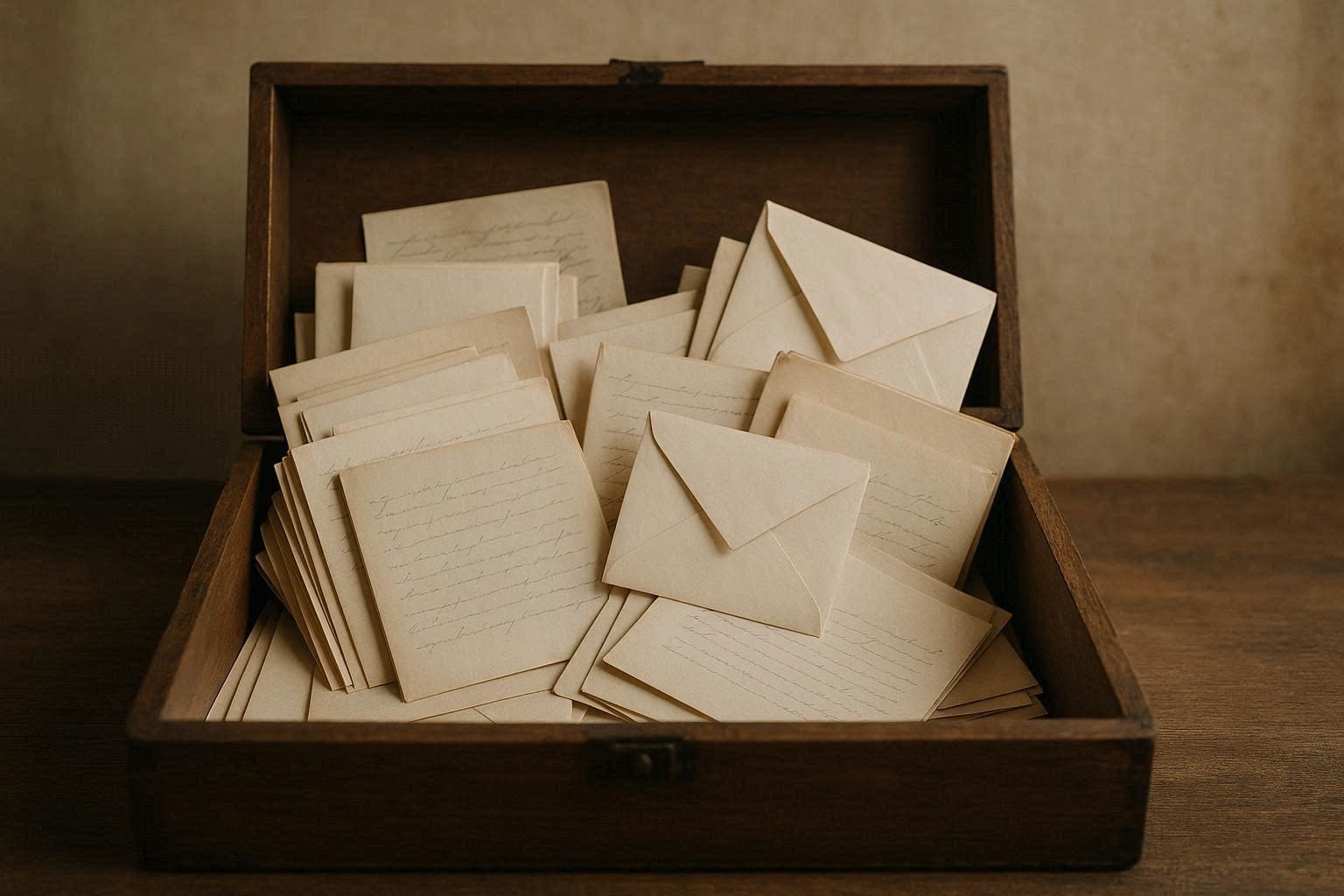 Handwritten Letter Collection Box Full of Memories Top 16 Most Creative Handmade Gift Ideas - 14 handmade gift ideas