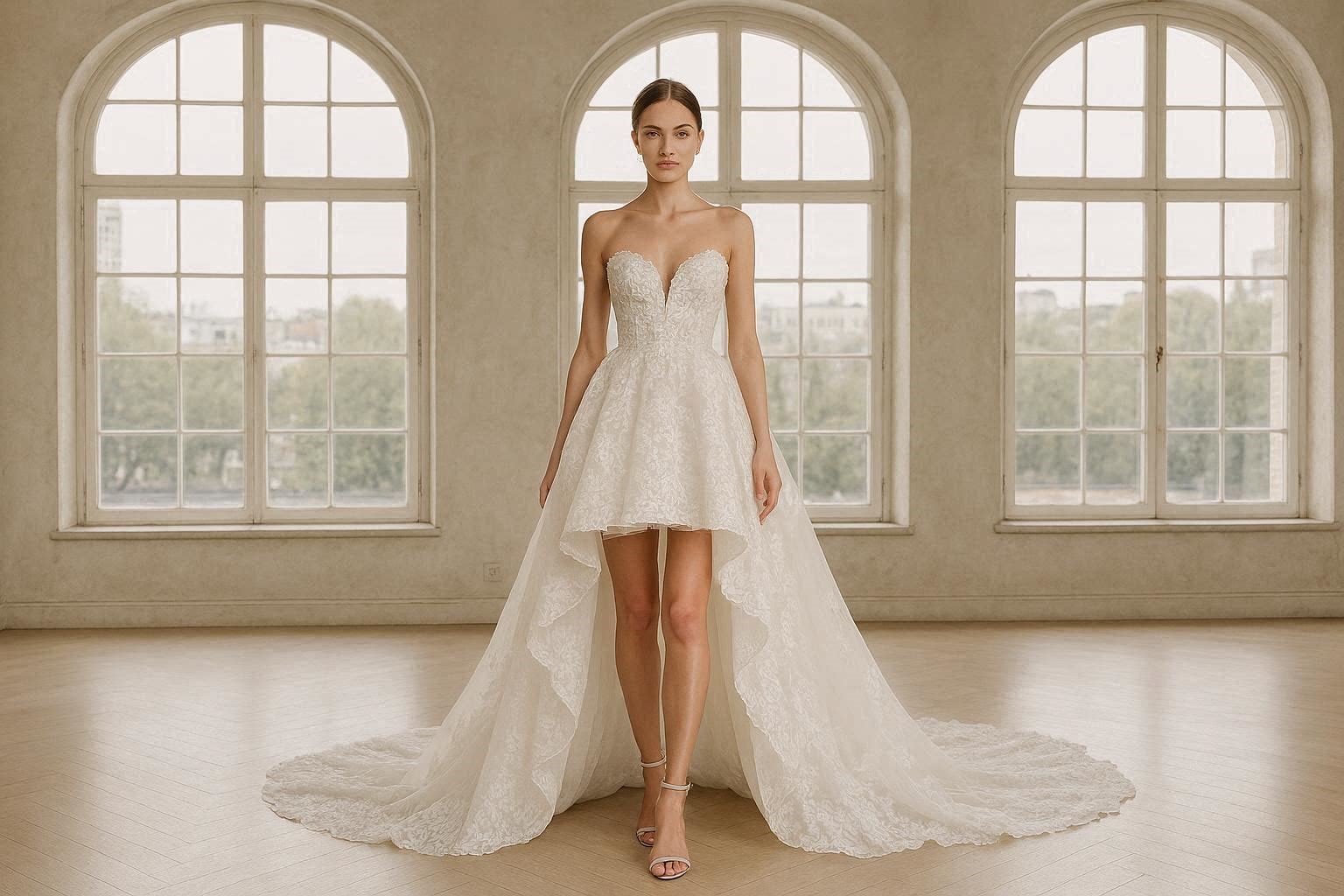 17 Breathtaking Wedding Dresses to Look like a real princess 18 High Low Fantasy Wedding Dress for a Unique Modern Bride 17 Breathtaking Wedding Dresses to Look like a real princess - 18 wedding dresses
