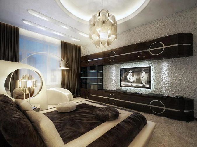 Awesome and Dazzling Suspended Ceiling Decorations 35 Illuminated-Bedroom