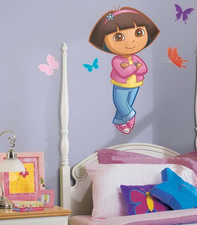 Kids Bedroom Dora Wall Sticker