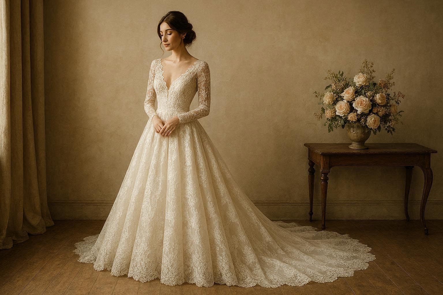 17 Breathtaking Wedding Dresses to Look like a real princess 9 Lace Princess Wedding Dress With Vintage Romance 17 Breathtaking Wedding Dresses to Look like a real princess - 9 wedding dresses