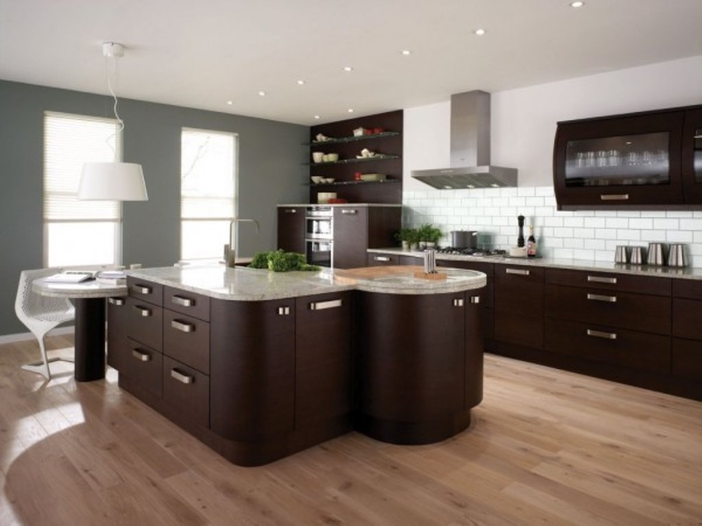 Modern Brown Kitchen Design
