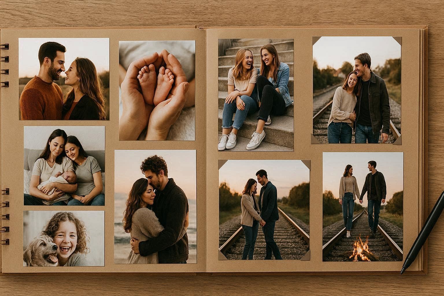 Personalized Memory Scrapbook Filled With Special Moments Top 16 Most Creative Handmade Gift Ideas - 4 handmade gift ideas