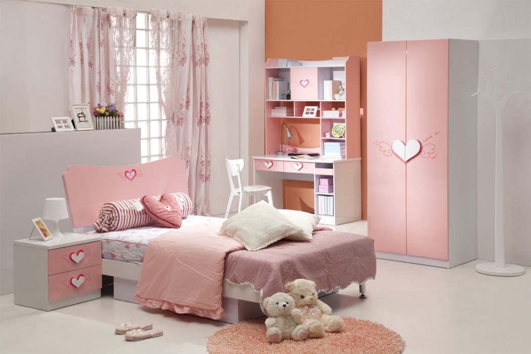 Remarkable Pink Girl Bedroom Furniture