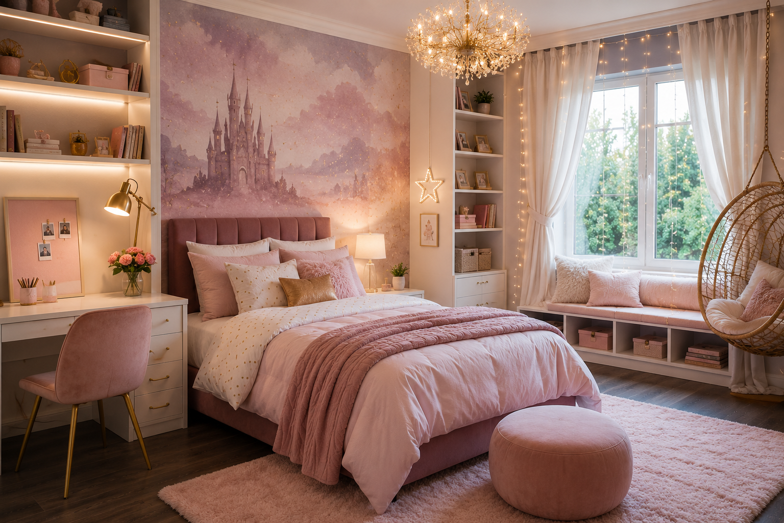 Start With a Theme That Reflects Her Personality Girls’ Bedroom Decoration Ideas and Tips - 3