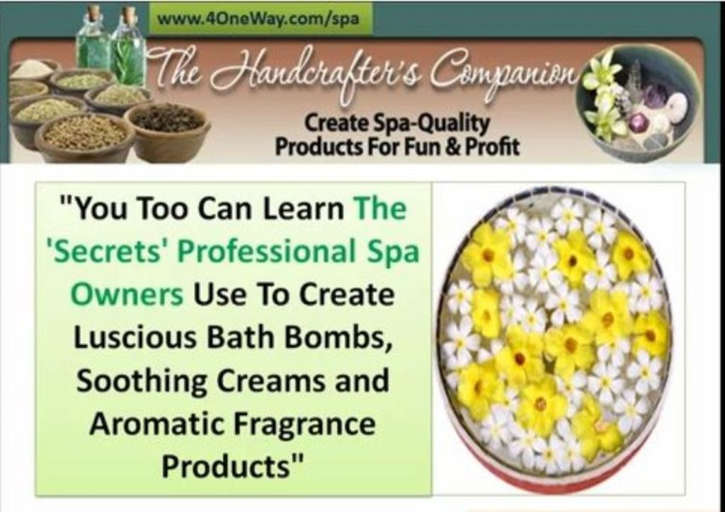 The-Handcrafters-Companion Create Soothing Creams, Bath Bombs and Spa Products Like Professionals Using Handcrafter's Companion