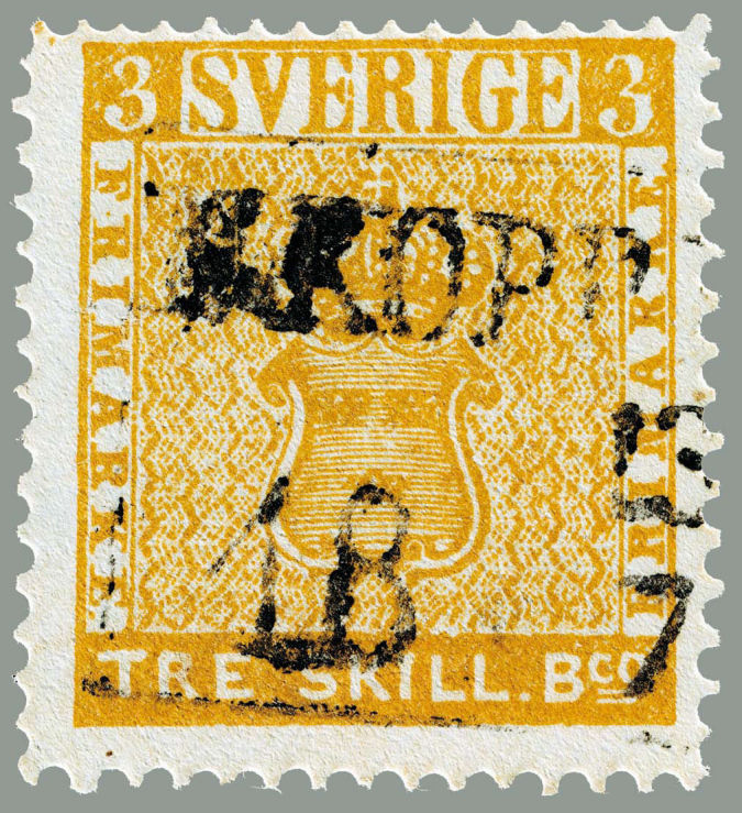 The-Treskilling-Yellow Top 10 Most Expensive Stamps in the World