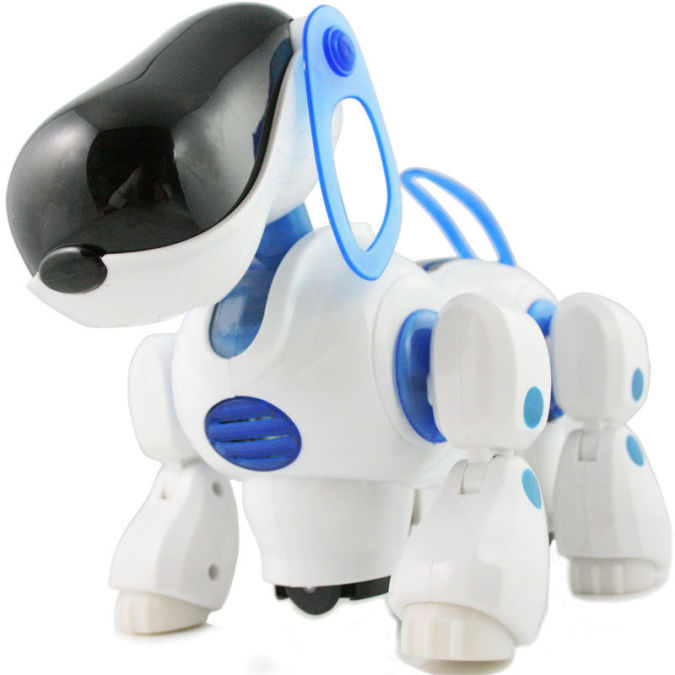 Transpace electric font toy robot electronic dog