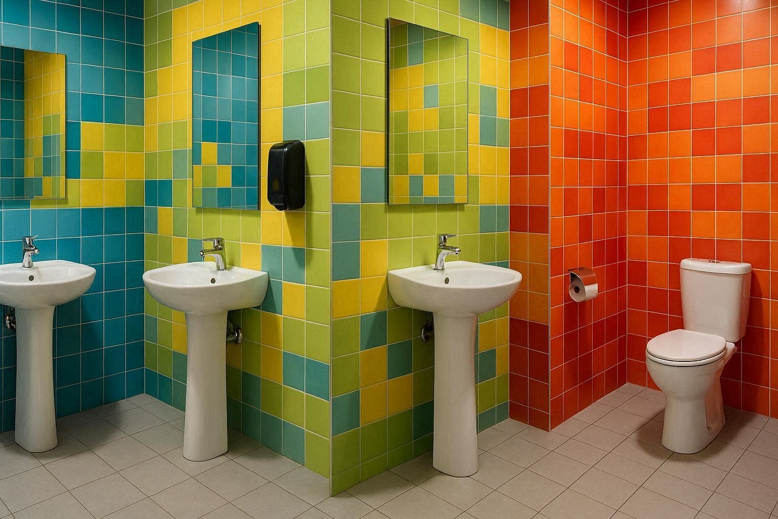 Vibrant Multi Colored Tile Bathrooms Fabulous And Stunning Colorful Bathrooms to Renew Yours - 8 colorful bathrooms