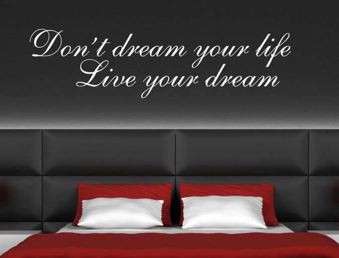 bedroom-wall-stickers Amazing and Catchy Wall Stickers for Home Decoration