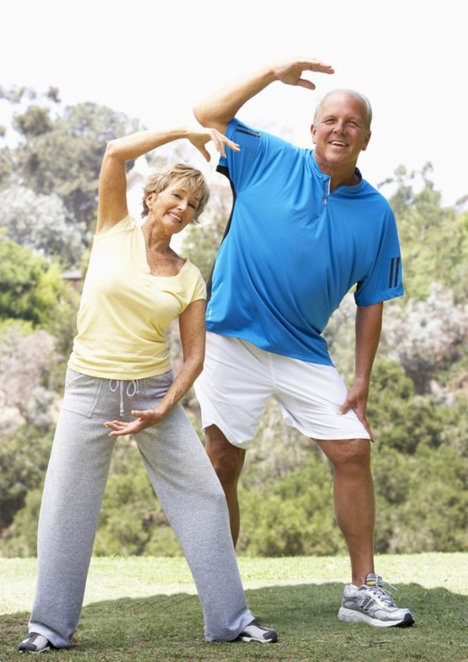 bigstock Senior Couple Exercising