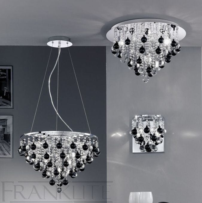 Awesome and Dazzling Suspended Ceiling Decorations 43 black and white
