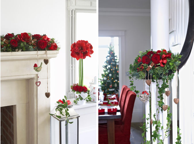 christmas-flowers How to Decorate Your Home Using Flowers