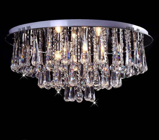 crystals Awesome and Dazzling Suspended Ceiling Decorations